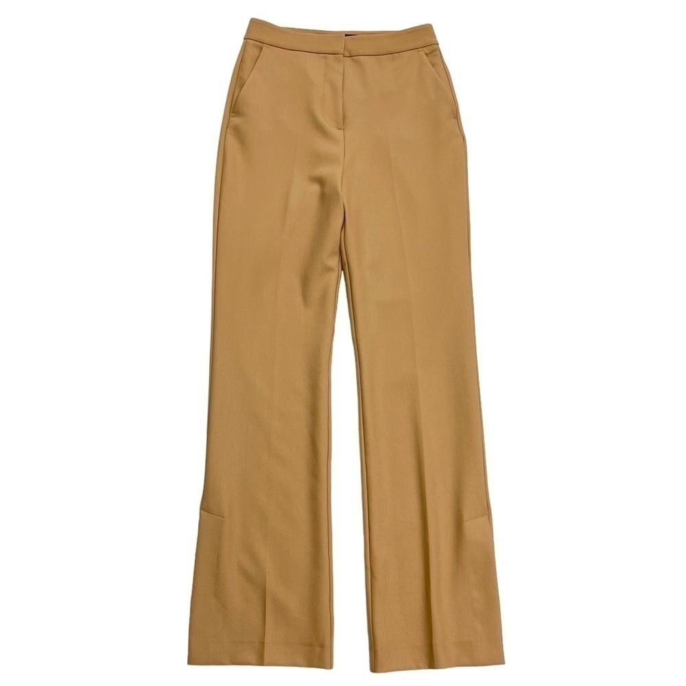 ZARA tailored trousers size XS US camel tan high rise 9006/221/704/XS
